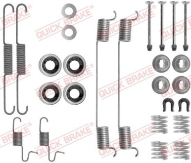 Комплект пружинок колодок ручного гальма QUICK BRAKE 105-0818