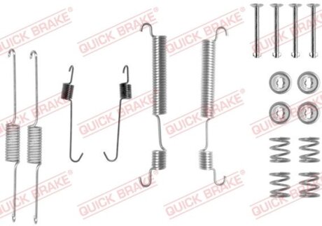 Комплект пружинок колодок ручного гальма QUICK BRAKE 105-0822
