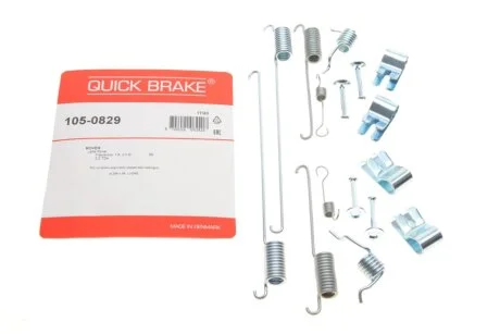 Комплект пружинок колодок ручного гальма QUICK BRAKE 105-0829