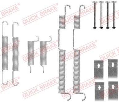 Комплект пружинок колодок ручного гальма QUICK BRAKE 105-0844