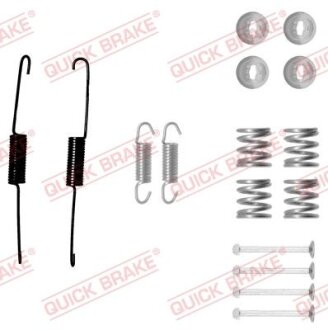 Комплект пружинок колодок ручного гальма QUICK BRAKE 105-0879