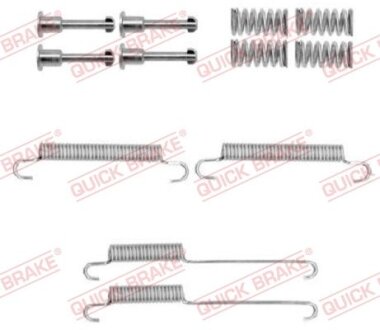 Комплект пружинок колодок ручного гальма QUICK BRAKE 105-0892