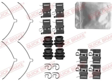 Планка супорта (переднього) прижимна (к-кт) Lexus ES/LS/RX/Toyota Rav4 08- (Adv QUICK BRAKE 109-0001