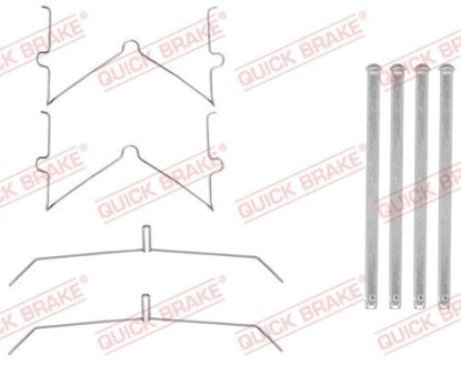 Планка супорта (переднього) прижимна (к-кт) Toyota Land Cruiser 200/Lexus LX 07 QUICK BRAKE 109-0003