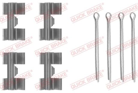 Планка супорта (переднього) прижимна (к-кт) Ford Transit 77- QUICK BRAKE 109-0969