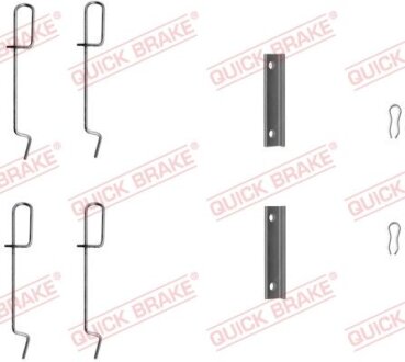 Планка супорта (заднього) прижимна (к-кт) Renault Megane I/Peugeot 205/306 91- QUICK BRAKE 109-1125