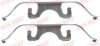 Планка супорта (переднього) прижимна (к-кт) BMW 5 (E39) 95-96 (Ate) QUICK BRAKE 109-1224 (фото 1)