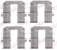 Планка супорта (заднього) прижимна (к-кт) Hyundai i30/ix35/ Kia Sportage 02- (M QUICK BRAKE 109-1734 (фото 1)