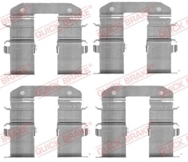 Планка супорта (заднього) прижимна (к-кт) Hyundai i30/ix35/ Kia Sportage 02- (M QUICK BRAKE 109-1734