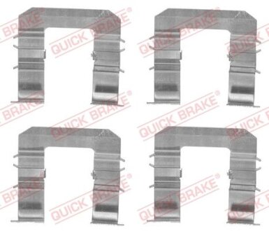 Планка супорта (переднього) прижимна (к-кт) Hyundai Accent III/Kia Rio II 05- (QUICK BRAKE 109-1735