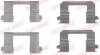 Планка супорта (переднього) прижимна (к-кт) Nissan Qashqai/ X-Trail 07-13 (Akeb QUICK BRAKE 109-1736 (фото 1)