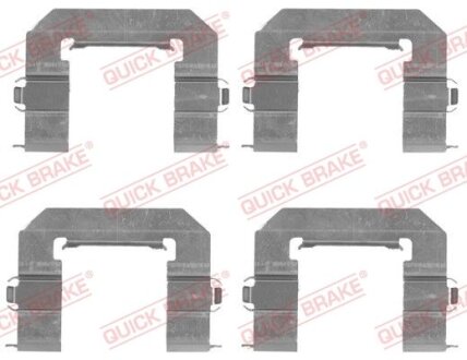 Планка супорта (переднього) прижимна (к-кт) Opel Antara/Chevrolet Captiva 2.0-3 QUICK BRAKE 109-1761