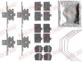 Планка супорта (переднього) прижимна (к-кт) Mazda 6 06- (Akebono) QUICK BRAKE 109-1791 (фото 1)