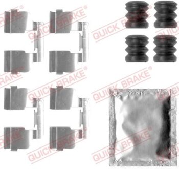 Планка супорта (переднього) прижимна (к-кт) Dacia Logan/Renault Megane I 96- QUICK BRAKE 109-1835
