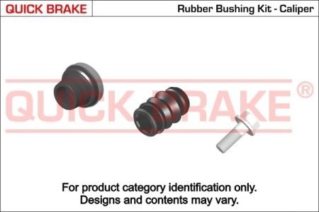 Ремкомплект пыльников направляющих суппорта QUICK BRAKE 1131349