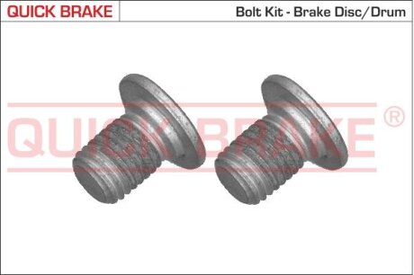 Комплект болтів гальмівного диску/барабану QUICK BRAKE 11661K