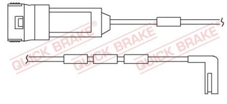 Датчик зносу гальмівних колодок QUICK BRAKE WS 0124 A