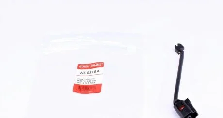 Датчик зносу гальмівних колодок (задніх) VW Touareg 3.0-4.2 10- (L=140mm) К-кт QUICK BRAKE WS 0310 A