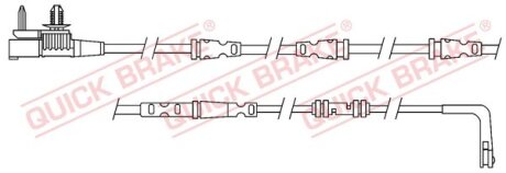 Датчик зносу гальмівних колодок QUICK BRAKE WS 0325 A