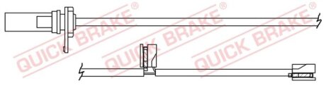 Датчик зносу гальмівних колодокк (передніх) Audi A7/Q5 08- (L) QUICK BRAKE WS 0384 A