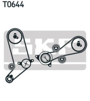 Комплект (ремінь+ролики) SKF VKMA 01270