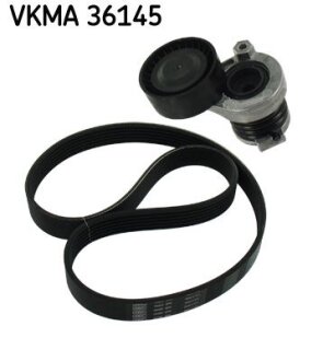 Комплект доріжкового ремня (ролик, ремінь) SKF VKMA 36145