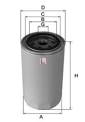 Фільтр оливи SOFIMA S 1001 DR
