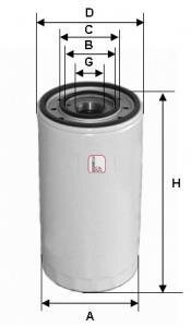 Фільтр оливи SOFIMA S 3475 R