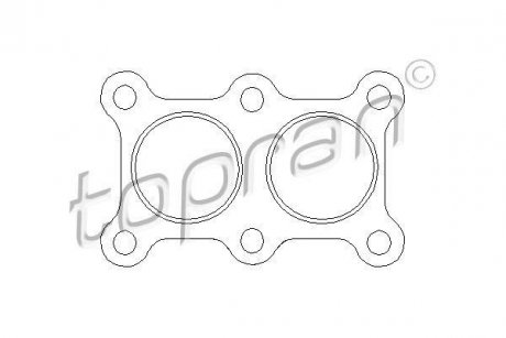 Прокладка, труба вихлопного газа TOPRAN / HANS PRIES 103836