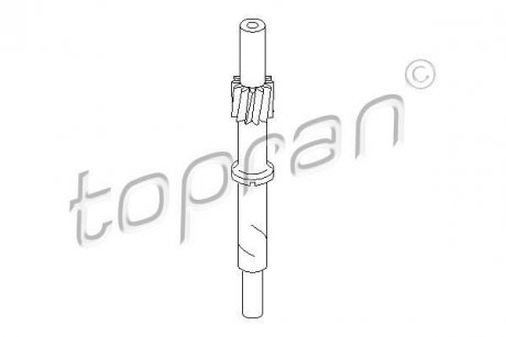 Трос спідометра TOPRAN / HANS PRIES 107401 (фото 1)