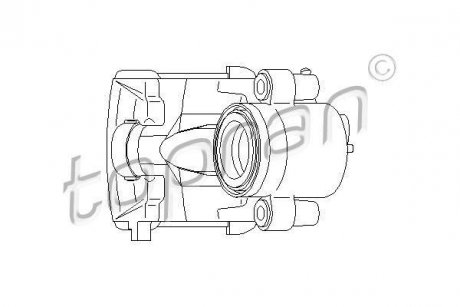 Суппорт гальмівний TOPRAN / HANS PRIES 110283