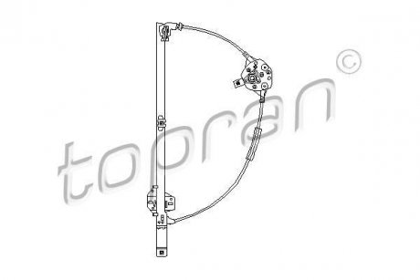 Склопiдiймач (лівий) TOPRAN / HANS PRIES 111717