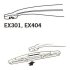 ExactFit Rear Щітка склоочисника,задня OEM (300мм) Trico EX301 (фото 3)