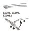 ExactFit Rear Щітка склоочисника,задня OEM (300мм) Trico EX309 (фото 5)