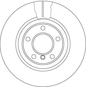 Диск гальмівний TRW DF6616S