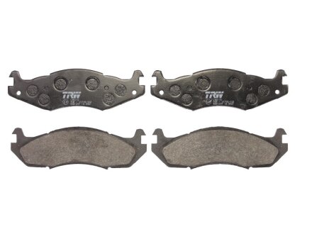 Комплект гальмівних колодок з 4 шт. дисків TRW GDB1207