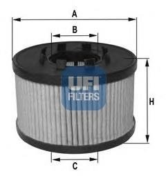 Фільтр оливний (СПЕЦВИКУП) UFI 2504300 (фото 1)