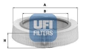 Фільтр повітряний ford 1,6 cvh -86 (СПЕЦВИКУП) UFI 3099200