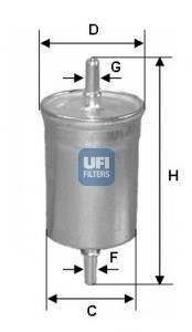 Фільтр паливний (СПЕЦВИКУП) UFI 3183500 (фото 1)