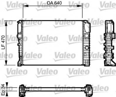 Радіатор Valeo 732849