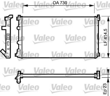 РАДІАТОР Valeo 732917