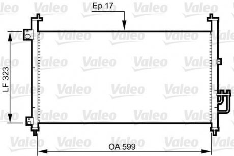 Радіатор кондиціонера Valeo 814333