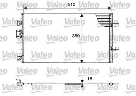 Конденсатор кондиціонера Valeo 817602 (фото 1)