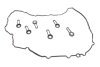 GASKET SET, ROCKER COVER VICTOR REINZ 151004701 (фото 7)