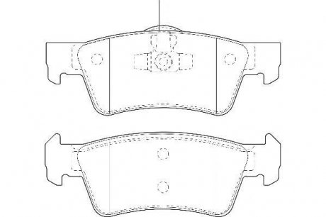 Комплект гальмівних колодок WAGNER WBP23467A
