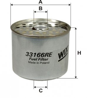 WIX паливний фільтр WIX FILTERS 33166RE