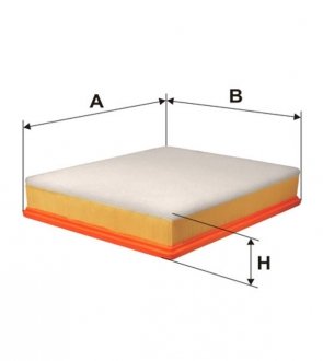 Фільтр повітряний WIX FILTERS 93364E (фото 1)