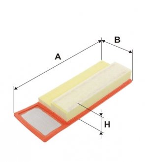 Фільтр повітряний WIX FILTERS WA9666 (фото 1)