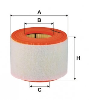 Фильтр повітряний WIX(AR 371/6) WIX FILTERS WA9732