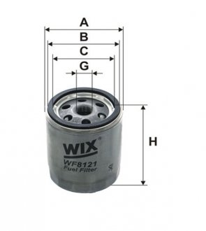 Фільтр паливний WIX FILTERS WF8121